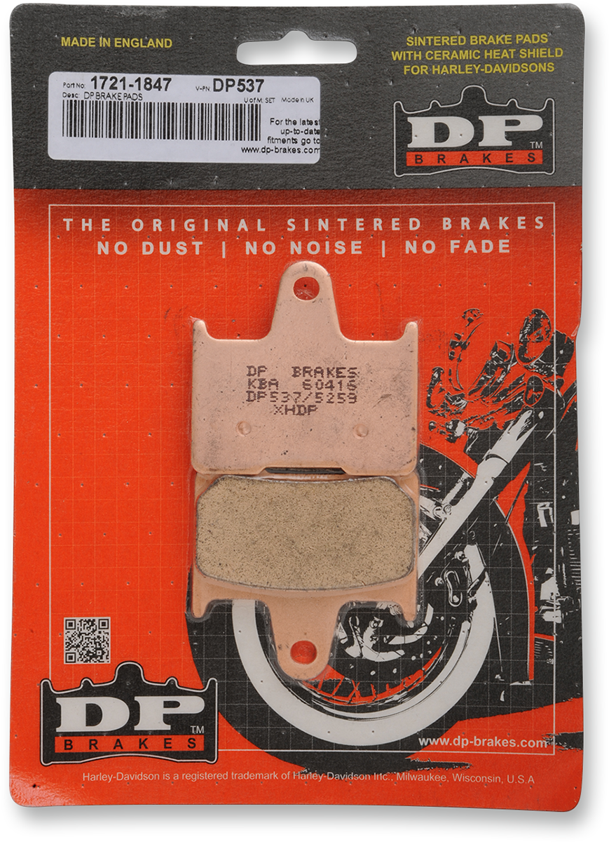 DP BRAKES Sintered Brake Pads DP537