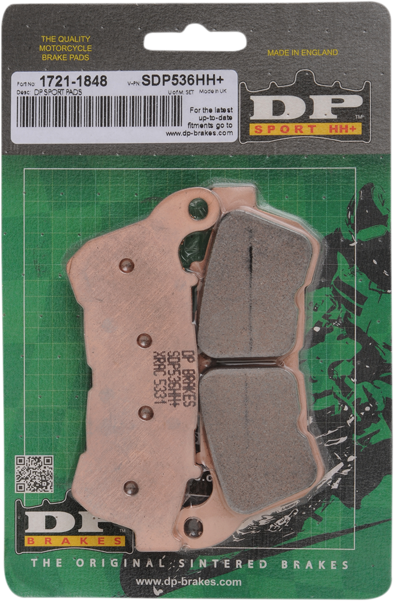 DP BRAKES Sintered Metal Brake Pads - Sportster SDP536HH