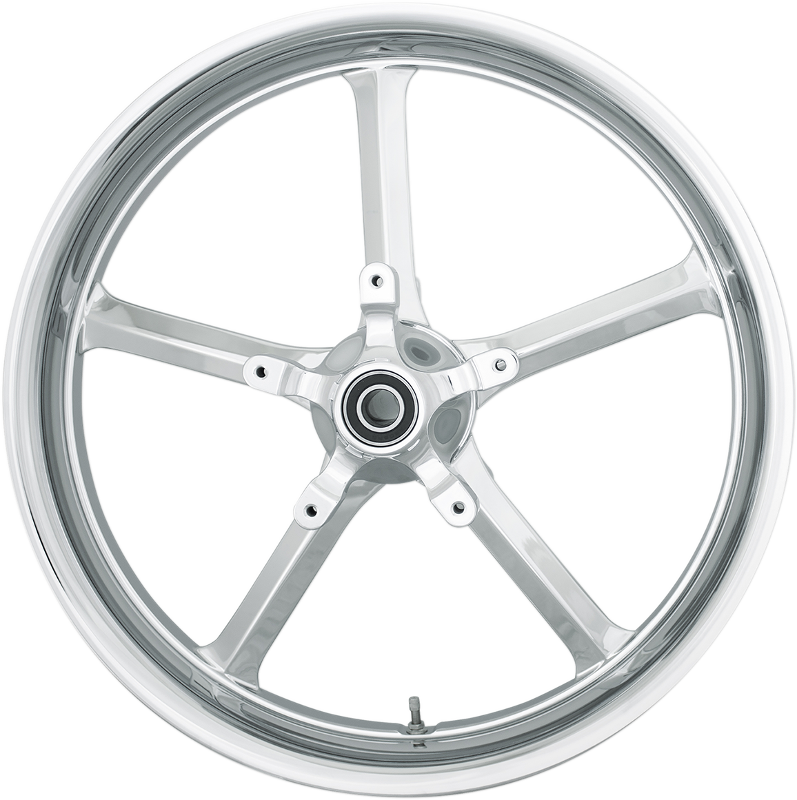 COASTAL MOTO Wheel - Rockstar - Front - Dual Disc/without ABS - Chrome - 21x3.25 - FL 1502-ROC-213-CH