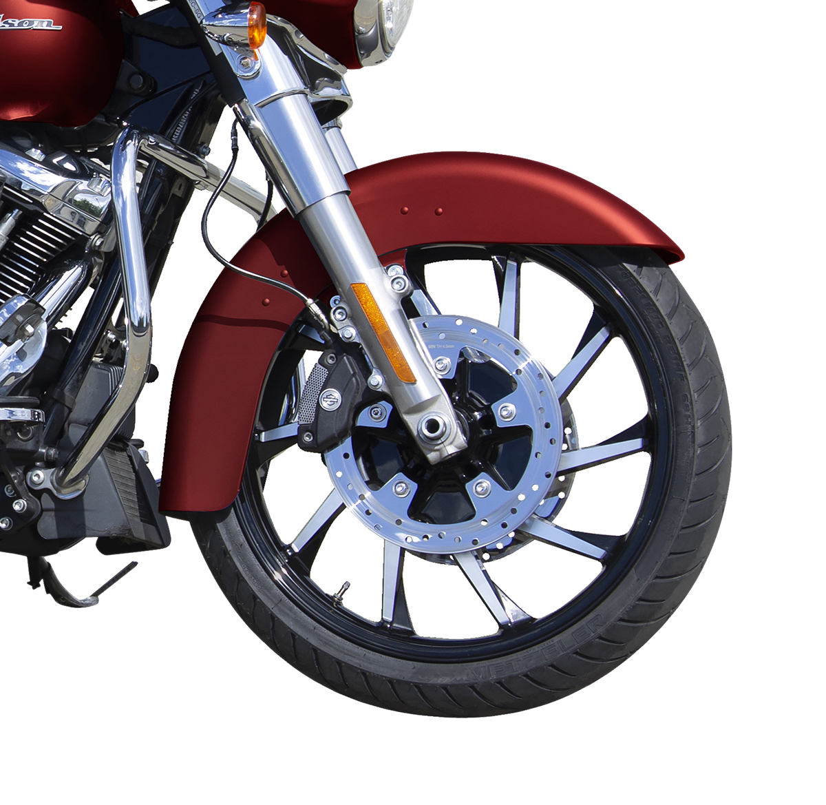 COASTAL MOTO Wheel - Hurricane 3D - Rear - Single Disc/without ABS - Black - 18x5.5 - '09+ FL 3D-HUR185BC