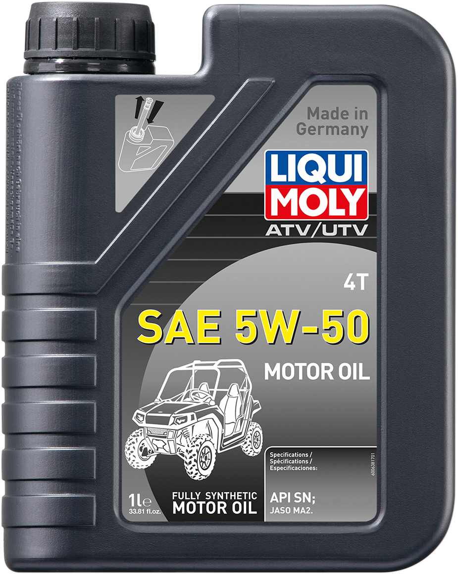LIQUI MOLY ATV/UTV 4T Engine Oil - 5W-50 - 1 liter 20212