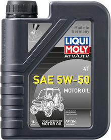 LIQUI MOLY ATV/UTV 4T Engine Oil - 5W-50 - 1 liter 20212