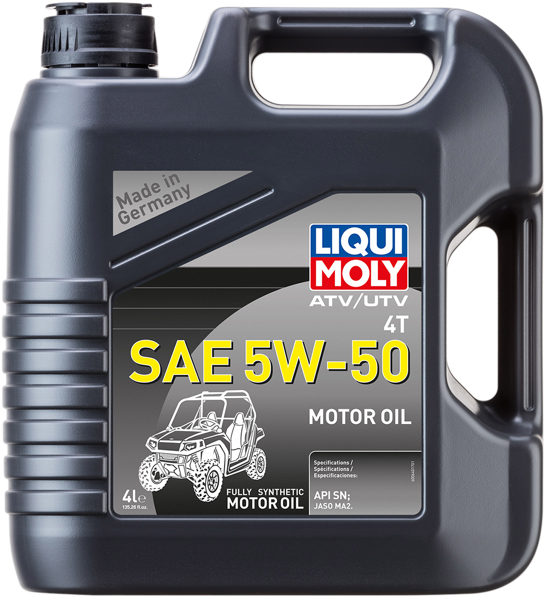 LIQUI MOLY ATV/UTV 4T Engine Oil - 5W-50 - 4 liter 20214