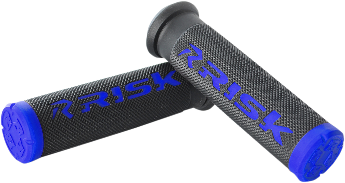 RISK RACING Grips - Fusion 2.0 - ATV - Blue 00290