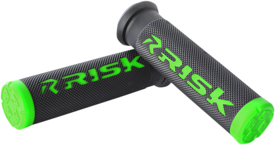 RISK RACING Grips - Fusion 2.0 - ATV - Green 00291