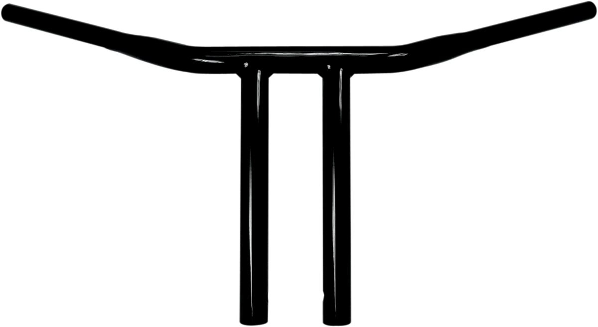DRAG SPECIALTIES 1-1/4" Buffalo T-Bar - 10" - Black 0601-2264