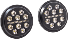4.5" Led Passing Lgts Buckshot Black