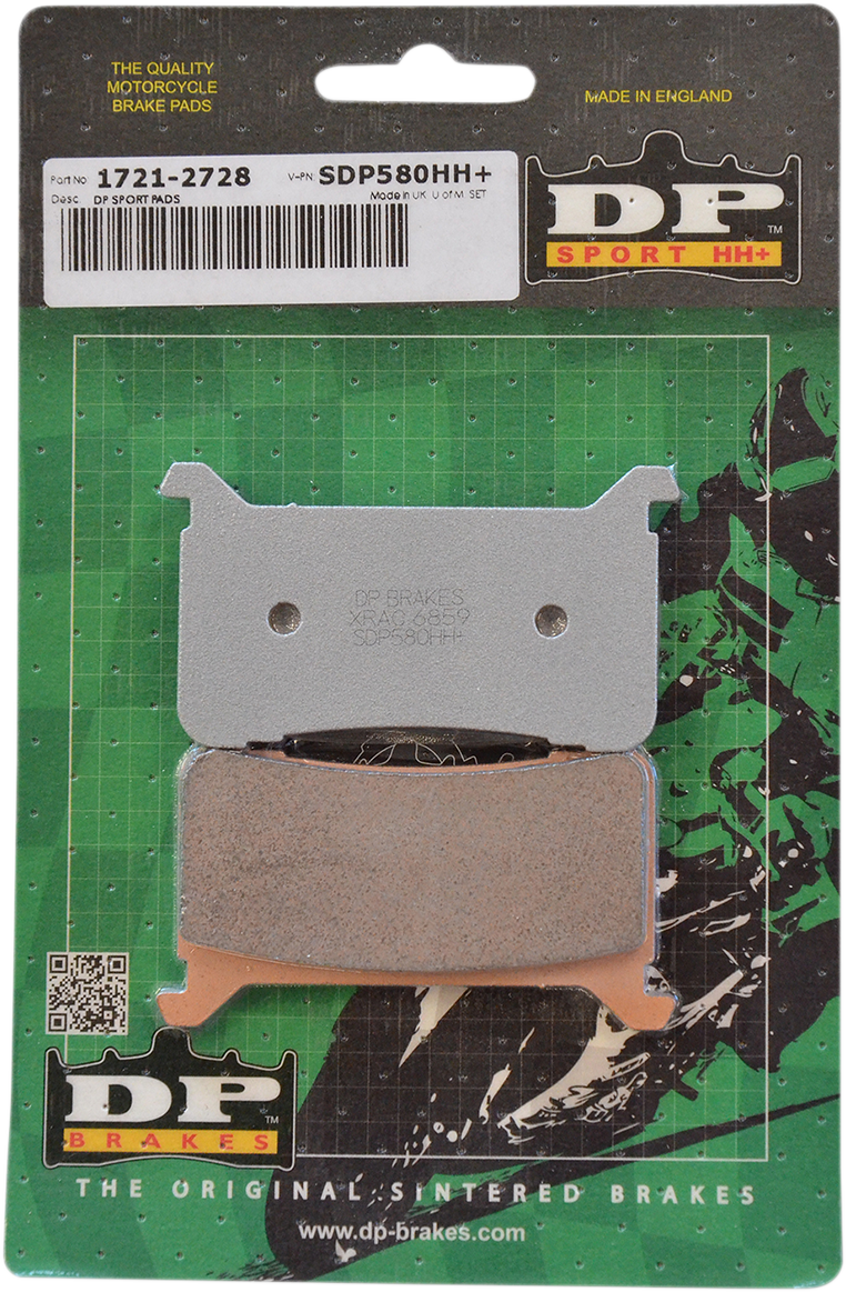 DP BRAKES Sintered Brake Pads - Honda SDP580HH