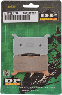 DP BRAKES Sintered Brake Pads - Honda SDP580HH