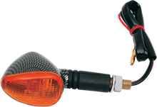 K&S TECHNOLOGIES Marker Lights - Single Filament - Carbon/Amber 25-8410