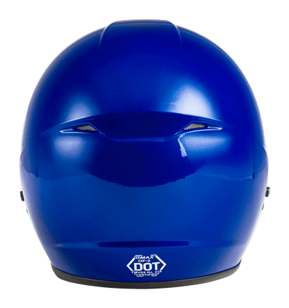 Of 2 Open Face Helmet Blue 2x