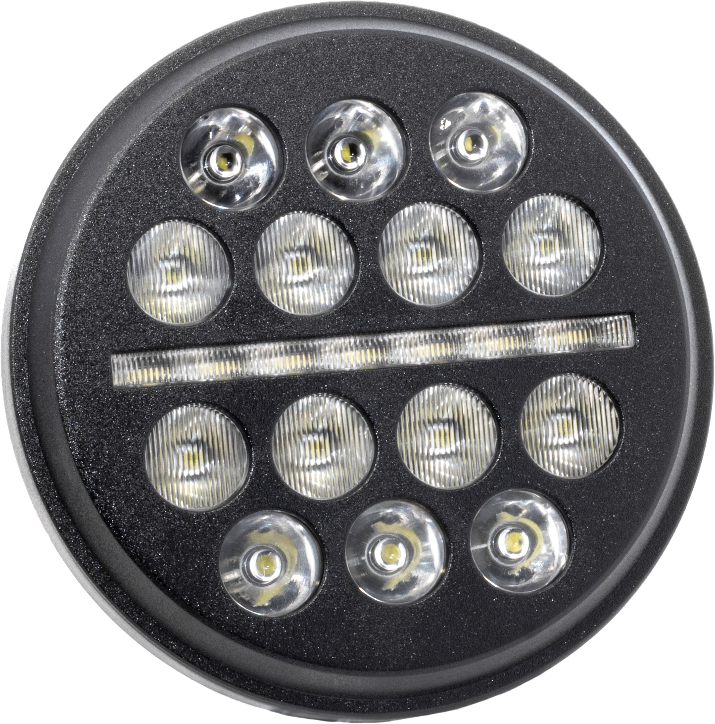 5.75" Led Hdlght Blk Buckshot