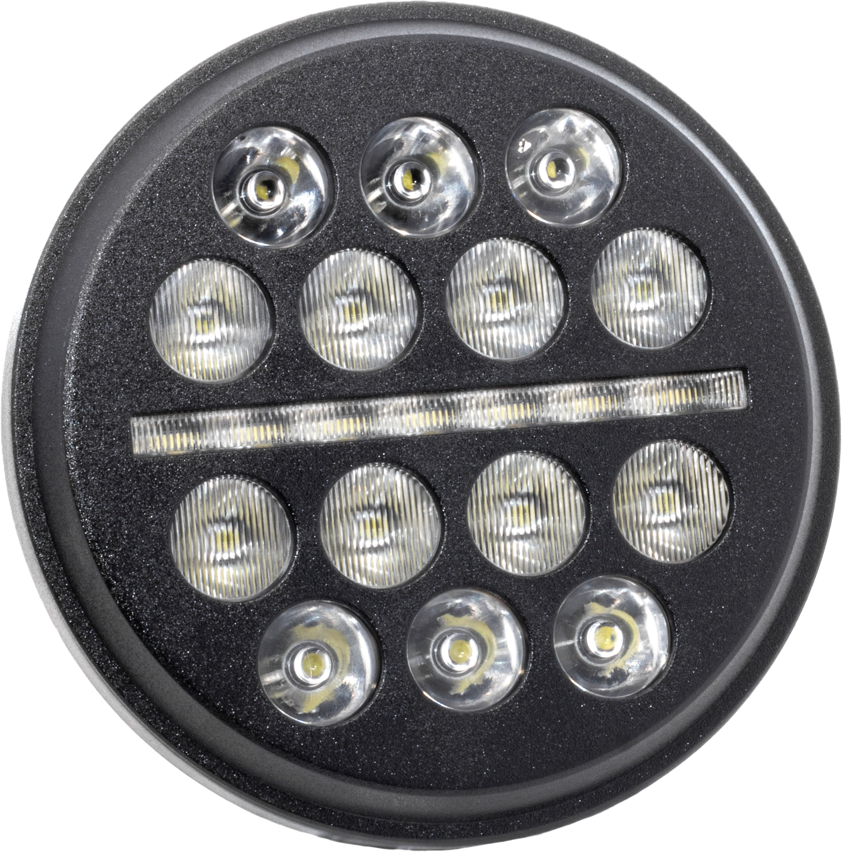 5.75" Led Hdlght Blk Buckshot