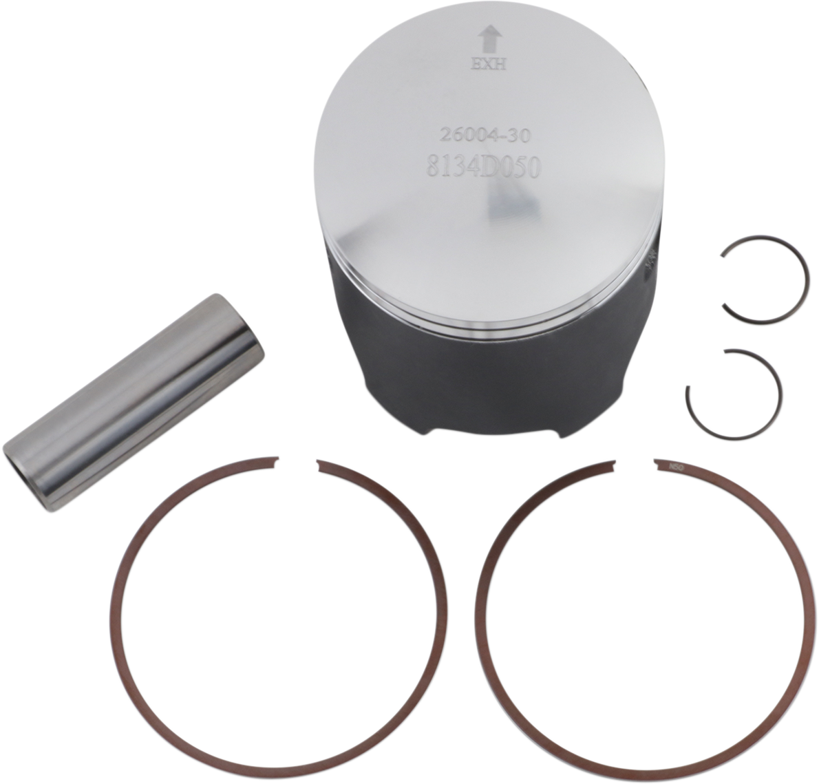 WOSSNER Piston Kit - 68.44 mm - Yamaha 8134D050