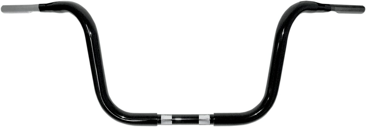 DRAG SPECIALTIES 1-1/4" Buffalo Touring Handlebar - 12" - TBW - Black 0601-2740