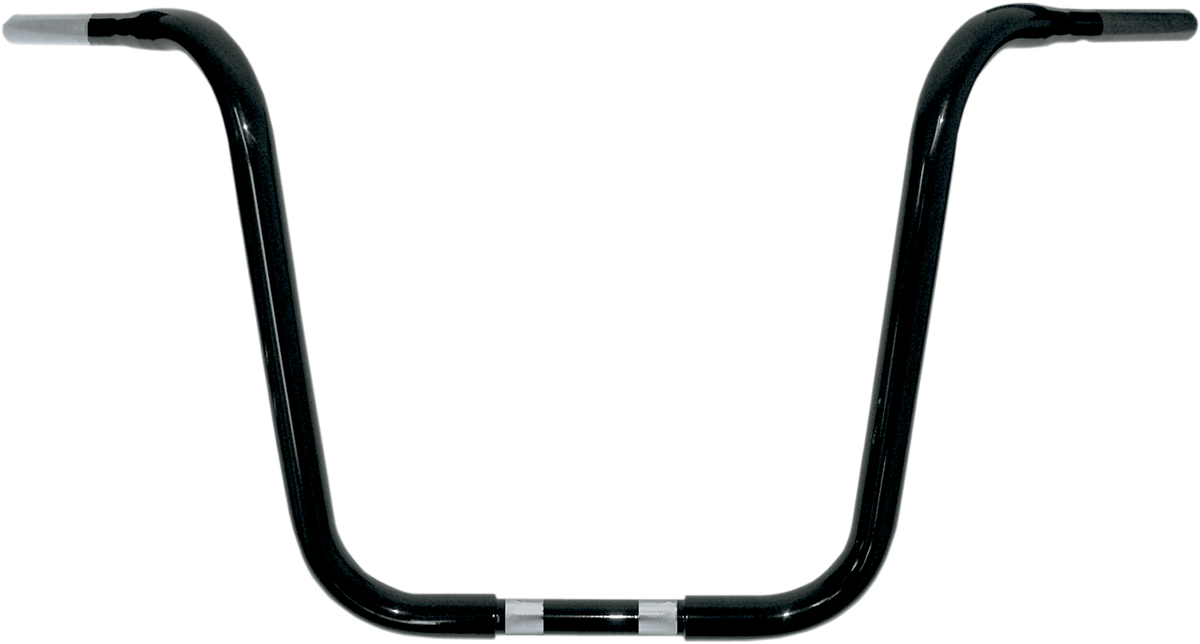 DRAG SPECIALTIES 1-1/4" Buffalo Touring Handlebar - 16" - TBW - Black 0601-2741
