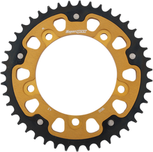 SUPERSPROX Stealth Rear Sprocket - 43 Tooth - Gold - Suzuki/Triumph RST-1800-43-GLD