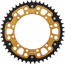 SUPERSPROX Stealth Rear Sprocket - 47 Tooth - Gold - Kawasaki/Suzuki RST-460-47-GLD