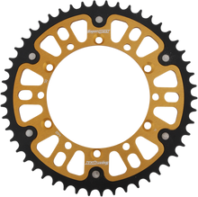 SUPERSPROX Stealth Rear Sprocket - 50 Tooth - Gold - Kawasaki/Suzuki RST-460-50-GLD