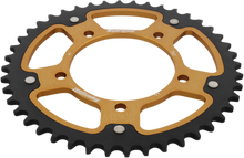 SUPERSPROX Stealth Rear Sprocket - 44 Tooth - Gold - Aprilia RST-702-44-GLD
