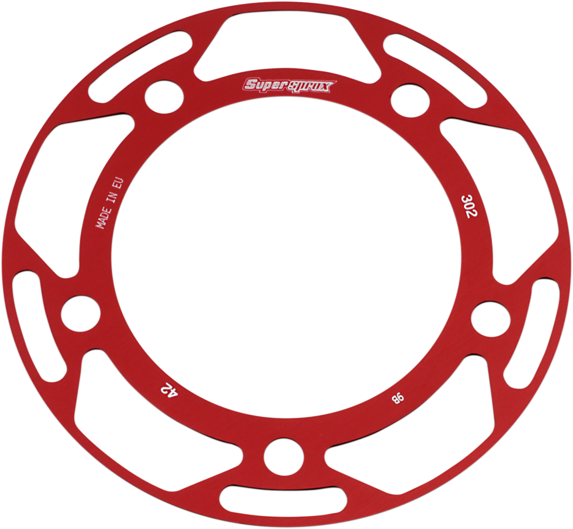 SUPERSPROX Edge Rear Sprocket Insert - Red - 42 Tooth RACD-302-42-RED