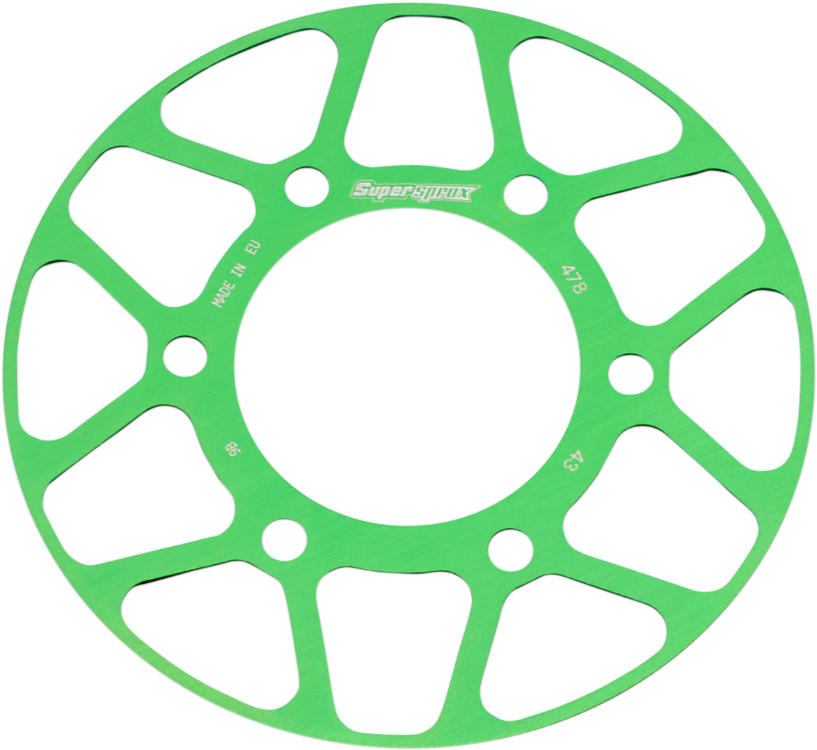 SUPERSPROX Edge Rear Sprocket Insert - Green - 43 Tooth RACD-478-43-GRN