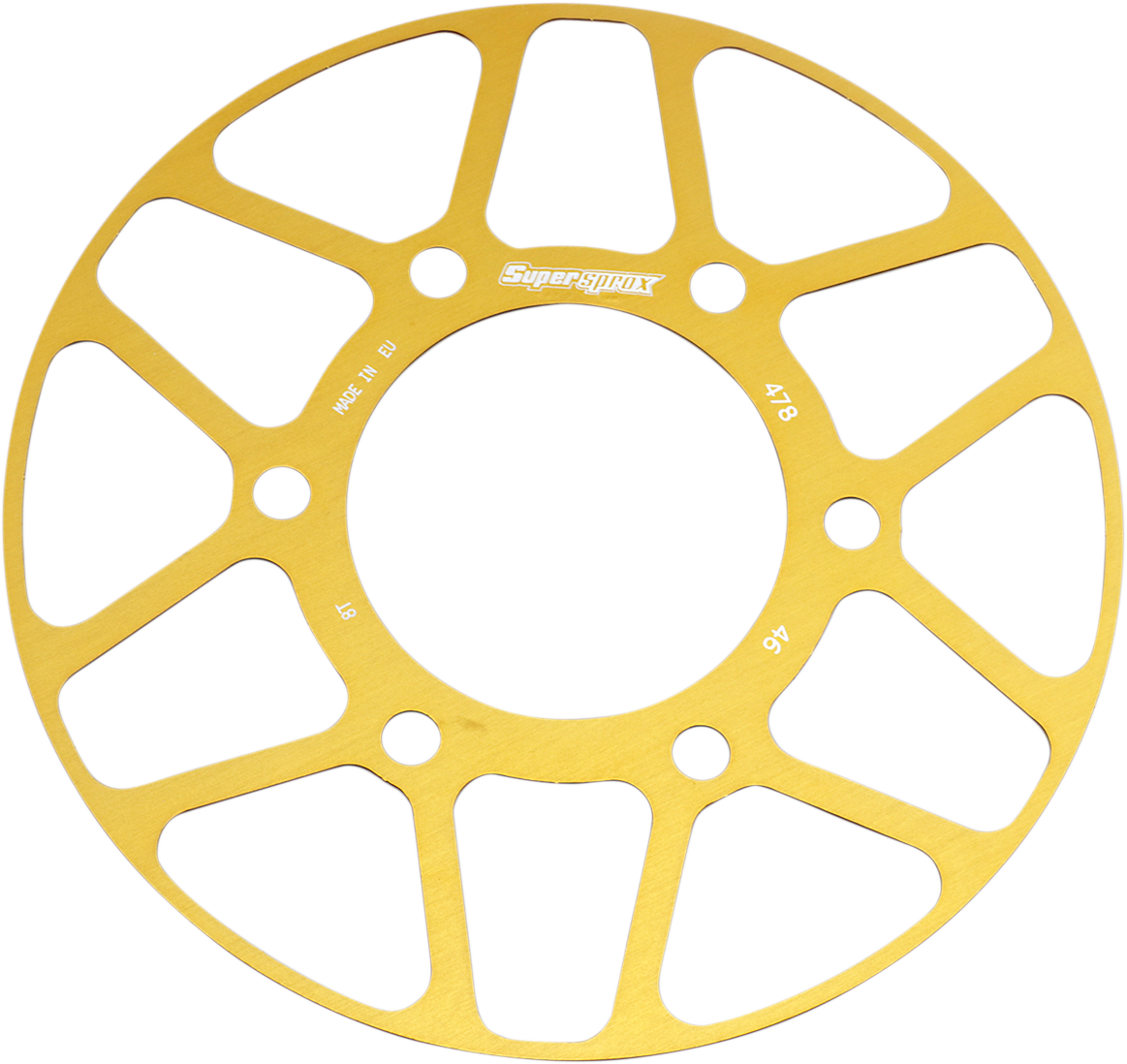 SUPERSPROX Edge Rear Sprocket Insert - Gold - 46 Tooth RACD-478-46-GLD