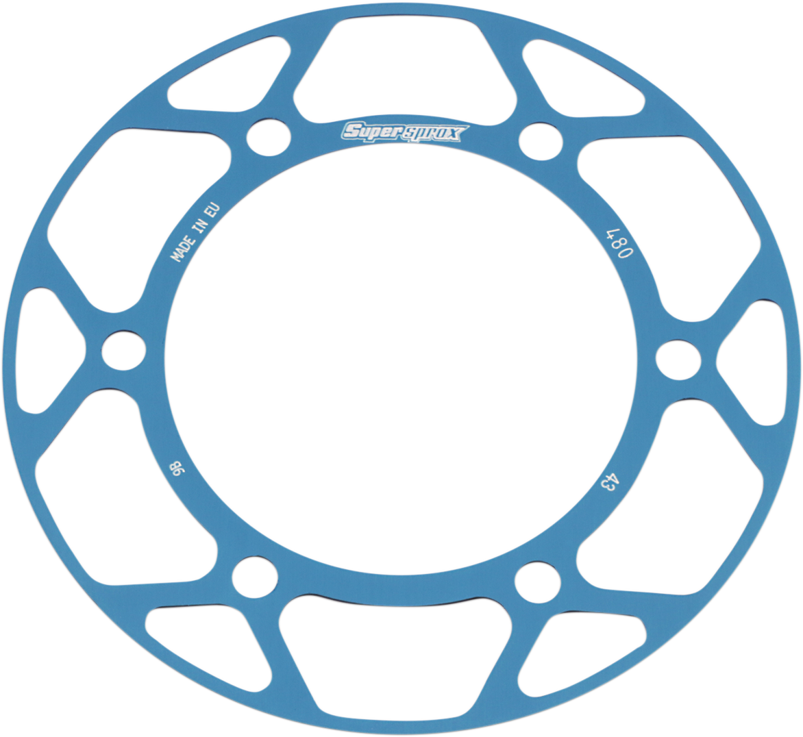 SUPERSPROX Edge Rear Sprocket Insert - Blue - 43 Tooth RACD-480-43-BLU
