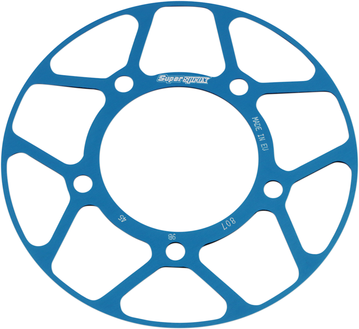 SUPERSPROX Edge Rear Sprocket Insert - Blue - 45 Tooth RACD-807-45-BLU
