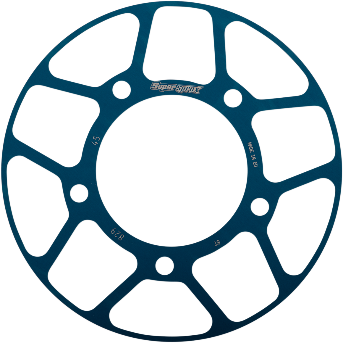 SUPERSPROX Edge Rear Sprocket Insert - Blue - 45 Tooth RACD-829-45-BLU