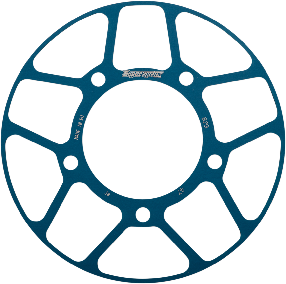 SUPERSPROX Edge Rear Sprocket Insert - Blue - 47 Tooth RACD-829-47-BLU