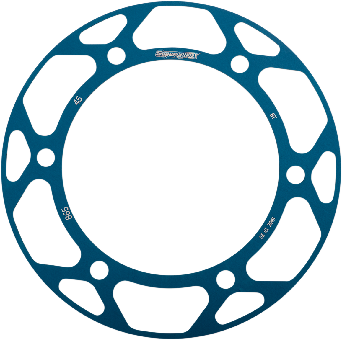 SUPERSPROX Edge Rear Sprocket Insert - Blue - 45 Tooth RACD-865-45-BLU