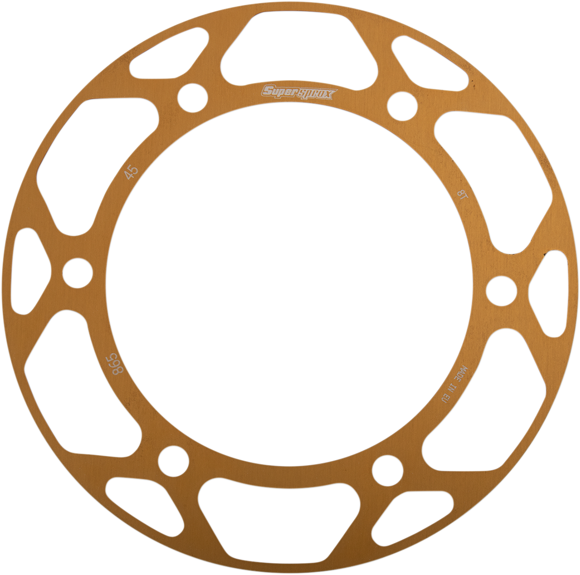 SUPERSPROX Edge Rear Sprocket Insert - Gold - 45 Tooth RACD-865-45-GLD