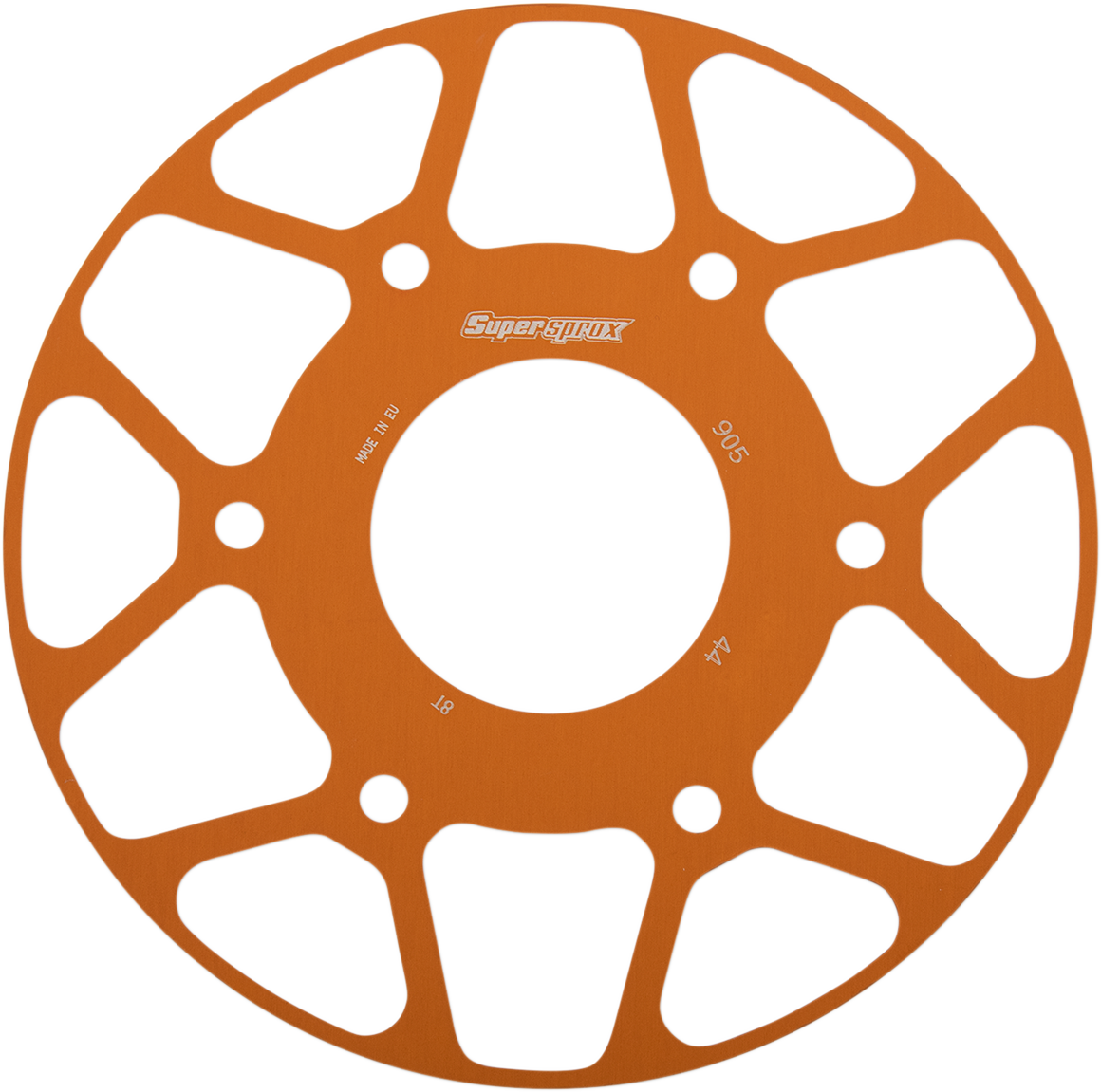 SUPERSPROX Edge Rear Sprocket Insert - Orange - 44 Tooth RACD-905-44-ORG