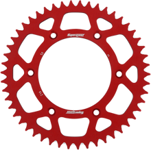 SUPERSPROX Rear Sprocket - Red - Honda - 50 Tooth RAL-210-50-RED