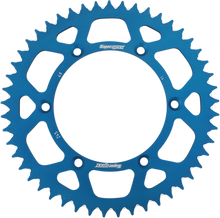 SUPERSPROX Rear Sprocket - Blue - Yamaha - 49 Tooth RAL-245-49-BLU