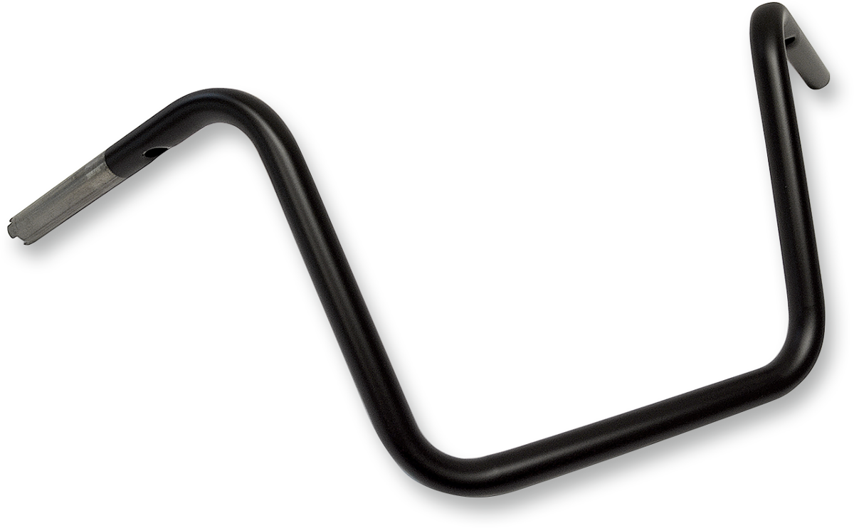 DRAG SPECIALTIES 1" Touring Handlebar - Ape Hanger - 12" - TBW - Flat Black 0601-3490