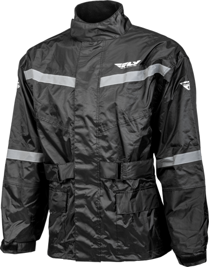 2 Piece Rain Suit Black 2x