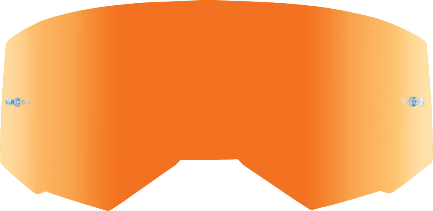 Single Lens W/Post Adult Orange Mirror/Smoke