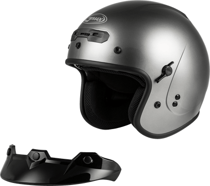 Gm 32 Open Face Helmet Titanium Xl