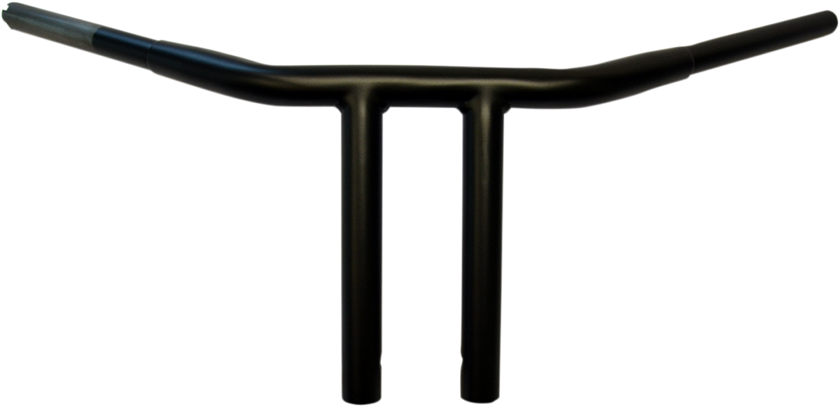 DRAG SPECIALTIES 1-1/4" Buffalo T-Bar - 8" - Flat Black 0601-3504