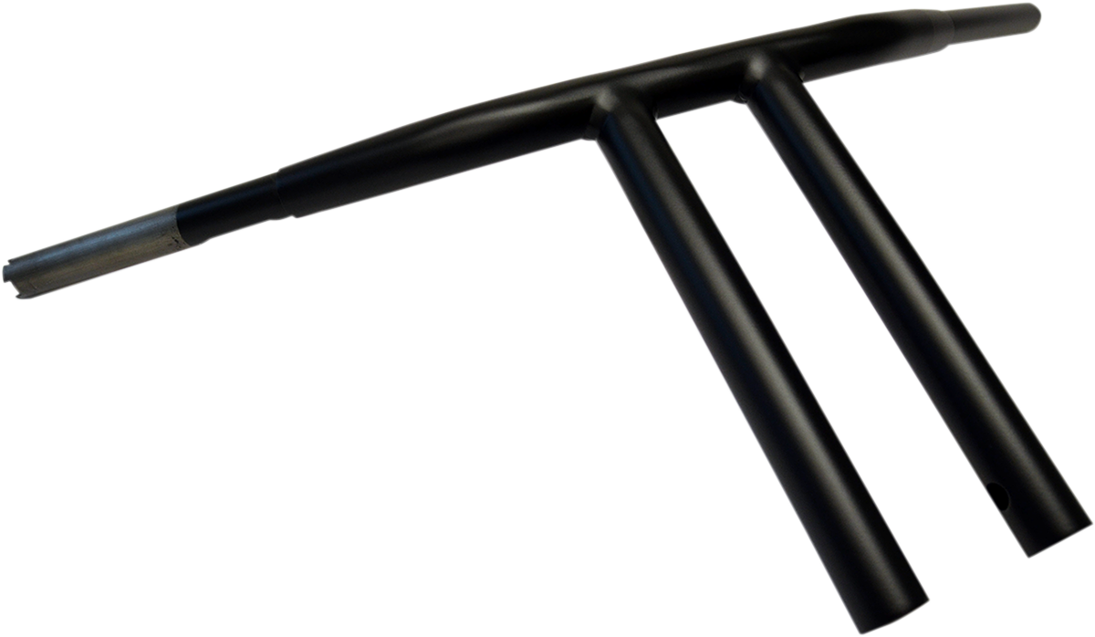 DRAG SPECIALTIES 1-1/4" Buffalo T-Bar - 10" - Flat Black 0601-3505