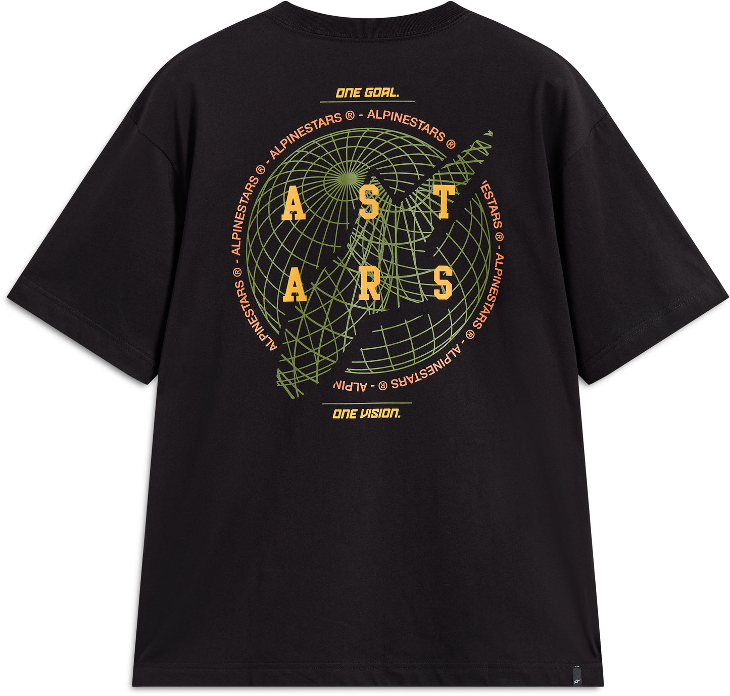 Latitude Oversized Ss Csf Tee Black Xl