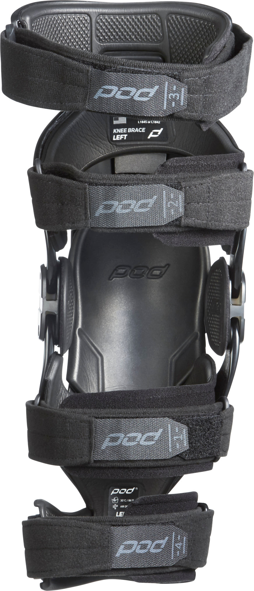 K8 2.0 Knee Brace Lt Carbon/Silver Lg