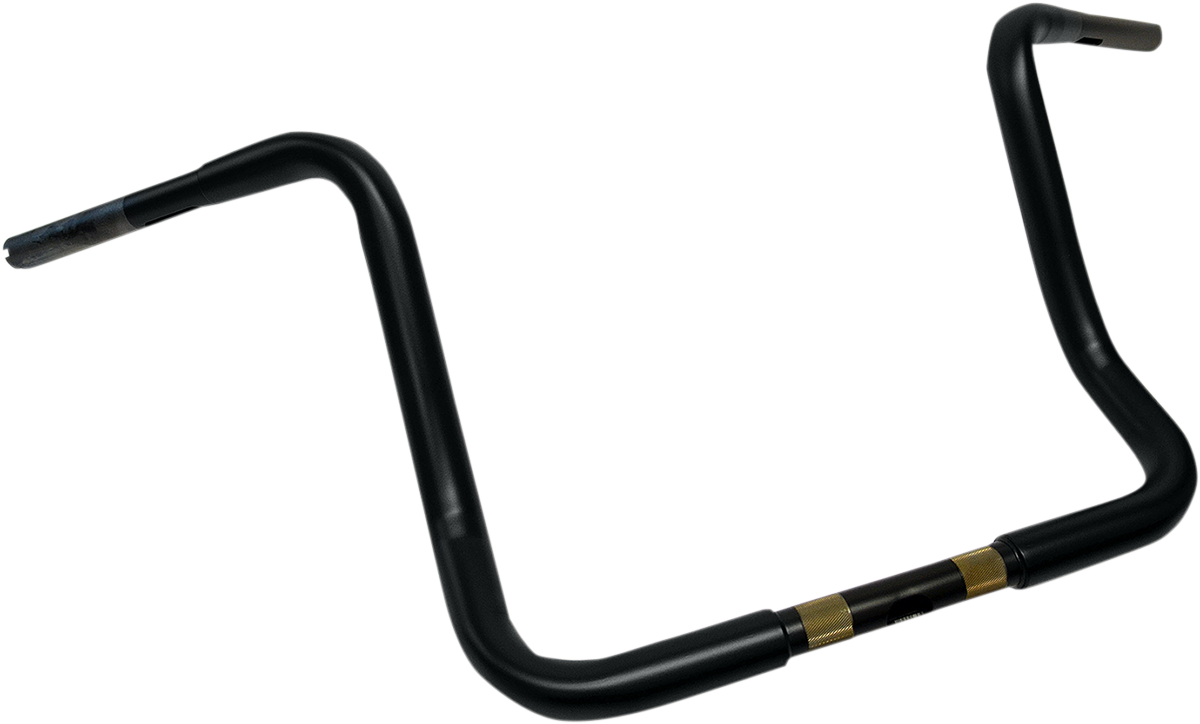 DRAG SPECIALTIES 1-1/4" Buffalo Touring Handlebar - 13" - TBW - Flat Black 0601-3508