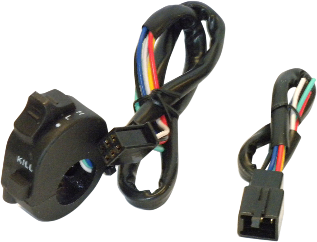 K&S TECHNOLOGIES Universal Headlight Switch with Kill Switch - 6 Pin - 7/8" Handlebars 12-0050CN