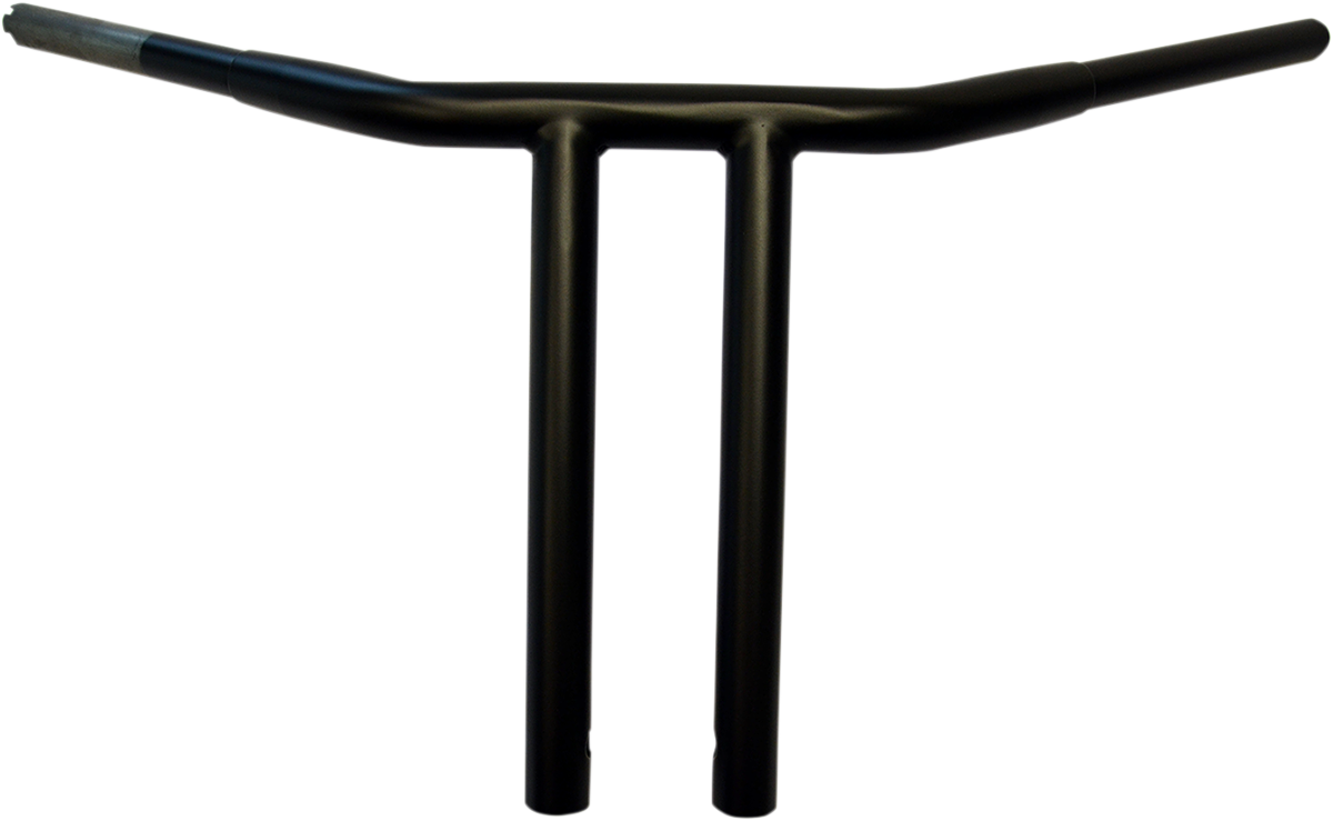 DRAG SPECIALTIES 1-1/4" Buffalo T-Bar - 12" - Flat Black 0601-3509
