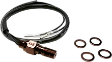 K&S TECHNOLOGIES Hydraulic Brake Light Switch - 1.25 mm - Black 12-0010B