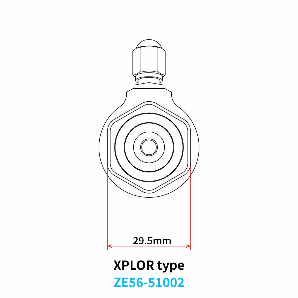 Wp Shock Gas Valve Xplor Shock