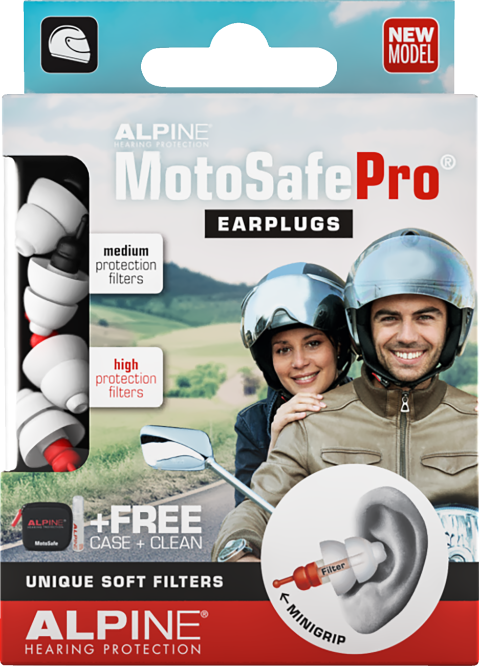 ALPINE HEARING PROTECTION MotoSafe Pro Earplugs 111.23.112